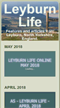 Mobile Screenshot of leyburn-life-online.co.uk